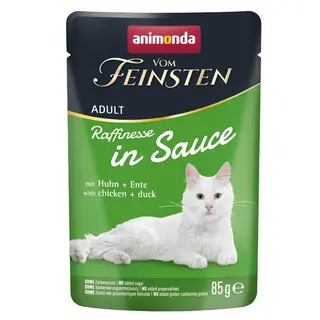 ANIMONDA Vom Feinsten Raffinesse in sauce Kurczak z kaczką - mokra karma dla kota - 85g