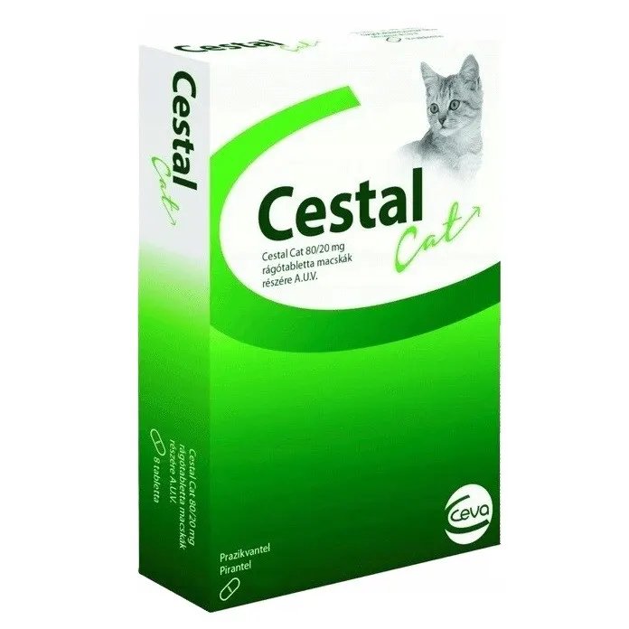 CEVA Cestal Cat - tabletki na odrobaczanie dla kota - 8 szt.