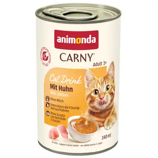 animonda Carny Cat Drink, 12 x 140 ml - Kurczak
