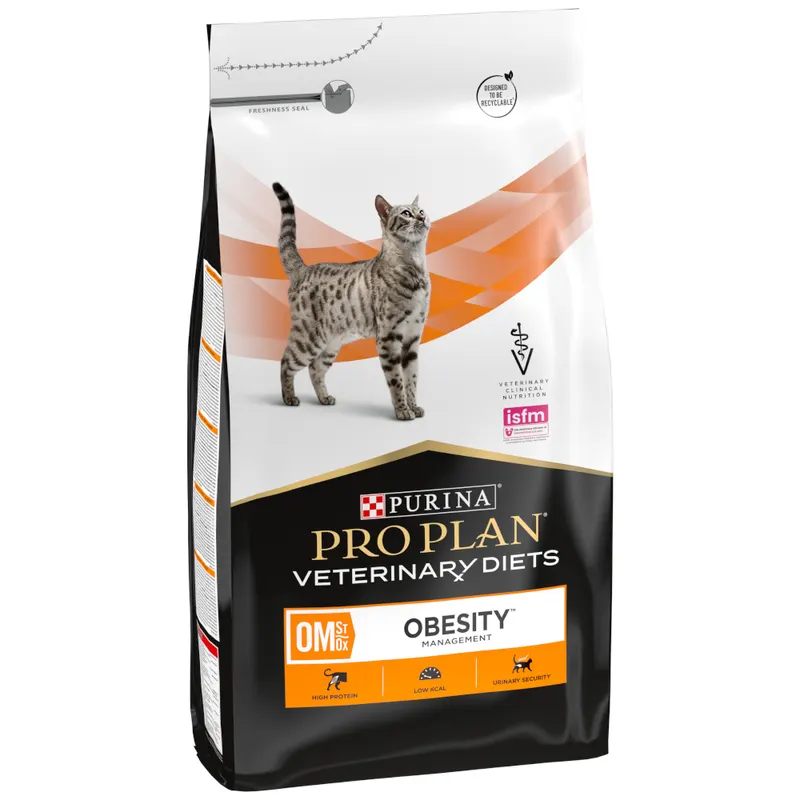 2x Purina Pro Plan Veterinary Diets Feline w super cenie! - OM ST/OX - Obesity Management, 2 x 5 kg