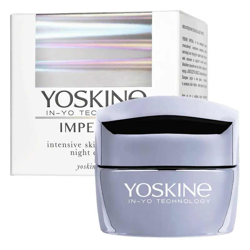 Yoskine Imperial regenerujący krem do twarzy na noc z 2% wyciągiem z jaskółczych gniazd, V-peptydami i kwasem hialuronowym 50 ml