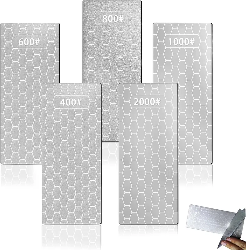 Zestaw 5 diamentowych kamieni szlifierskich 400/600/800/1000/2000
