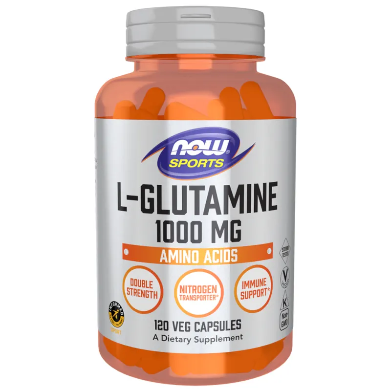 Aminokwasy Glutamina Now Sports L-Glutamina sport 1000mg 120kaps