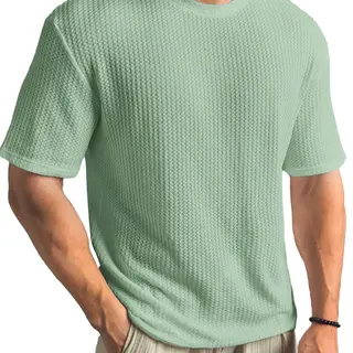 2025 New Men's Summer T-shirt Short Sleeve Casual Versatile Handsome