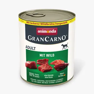 ANIMONDA GranCarno Adult Dziczyzna - mokra karma dla psa - 400 g