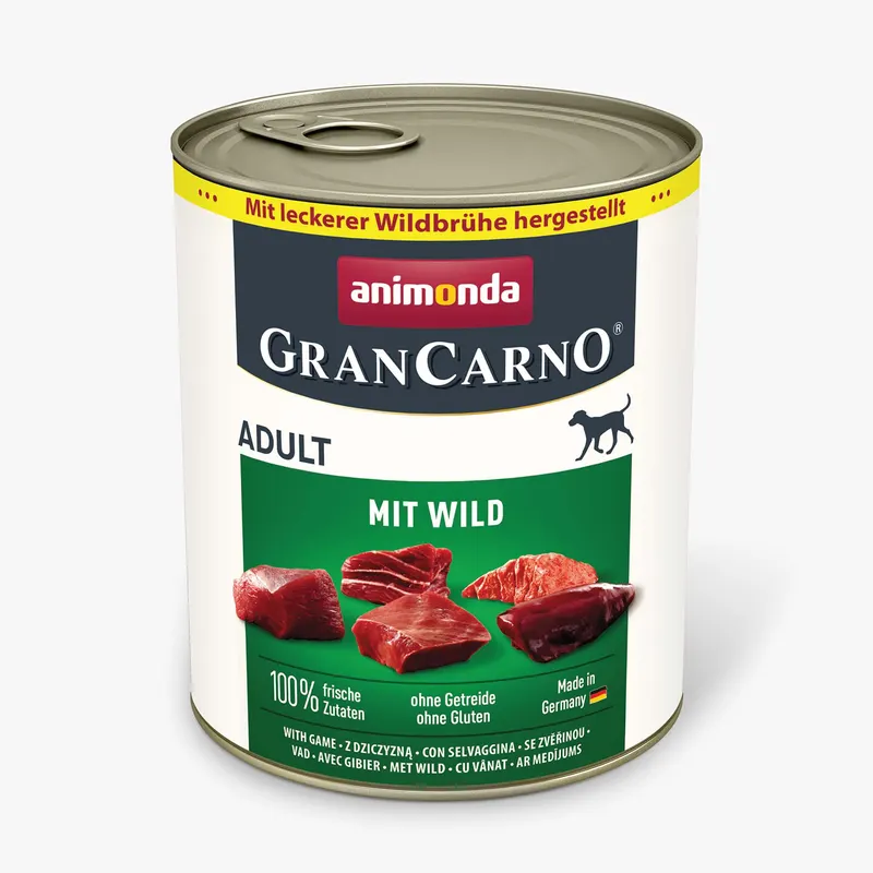 ANIMONDA GranCarno Adult Dziczyzna - mokra karma dla psa - 400 g