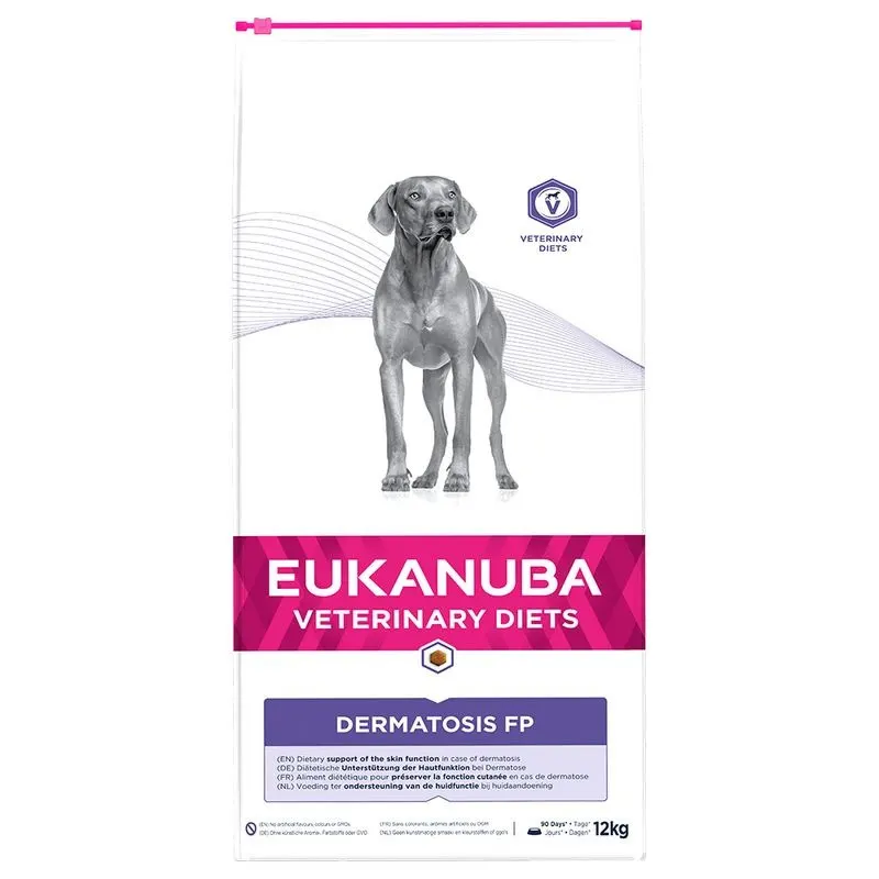 EUKANUBA Veterinary Diets Dermatosis Fish & Potato - sucha karma dla psa - 12kg