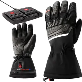 Lenz Heat Glove 6.0 + baterie rcB 2000, męskie, czarne