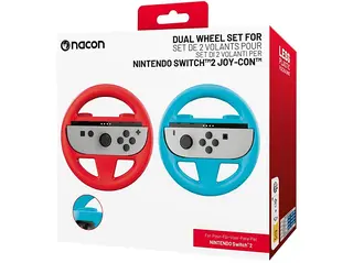 Kierownica NACON na Joy-Con 2 do Nintendo Switch (2 nakładki) Czerwony/Niebieski
