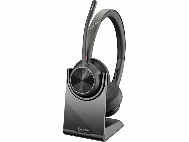 POLY Słuchawki Voyager 4320 UC ST USB-A BT700 USB-A Z podstawką do ładowania 77Y99AA