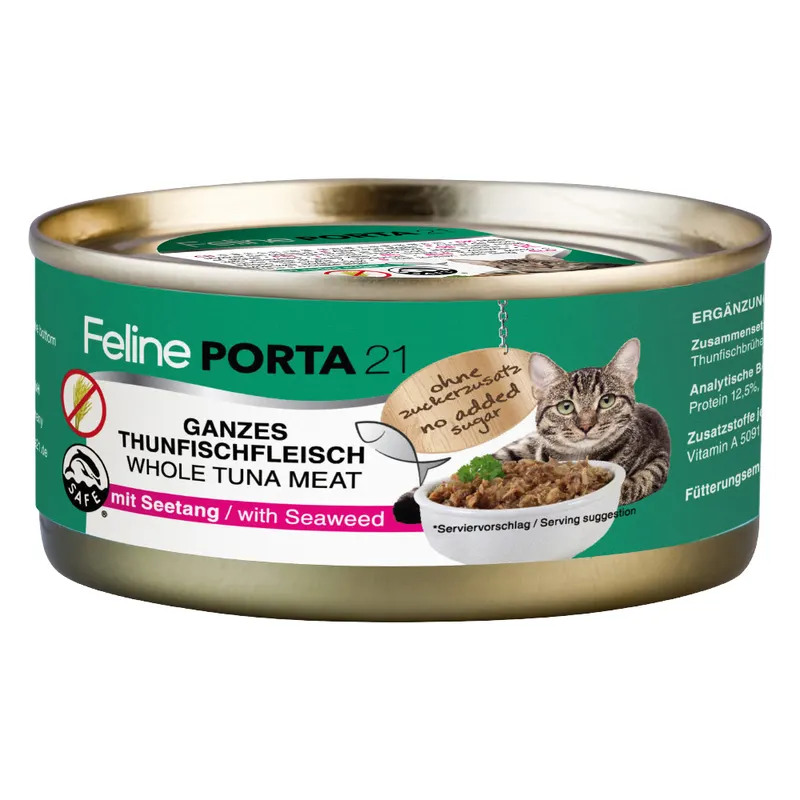 Feline Porta 21, 6 x 156 g - Tuńczyk z wodorostami
