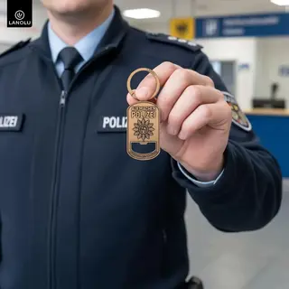 OTWIERACZ DO BUTELEK POLICYJNY BRELOCZEK DO KLUCZY METALOWY