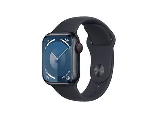 PRODUKT PO EKSPOZYCJI - Smartwatch APPLE Watch Series 9 GPS + Cellular Koperta 41mm z aluminium w kolorze północy paskiem sportowym S/M MRHR3QP/A