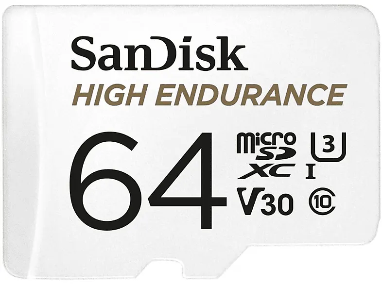 Karta pamięci SANDISK High Endurance microSDXC 64GB SDSQQNR-064G-GN6IA