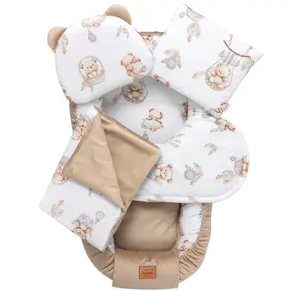 ZESTAW NIEMOWLĘCY 5 ELEMENTOWY KOKON COMFORT VELVET JUKKI