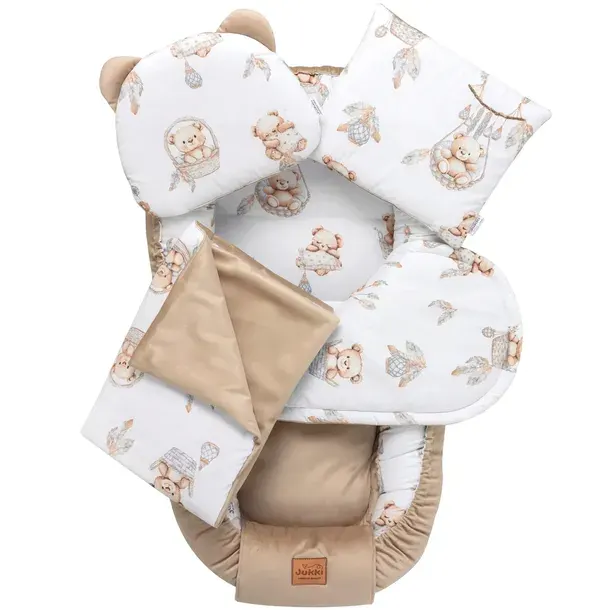 ZESTAW NIEMOWLĘCY 5 ELEMENTOWY KOKON COMFORT VELVET JUKKI