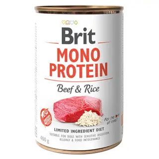 Korzystny pakiet Brit Mono Protein, 24 x 400 g - Wołowina z ryżem