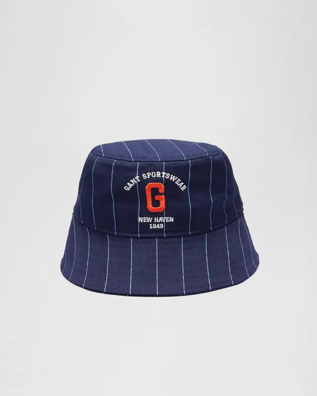 Gant Czapka Z Daszkiem Unisex Z Nadrukiem Granatowa