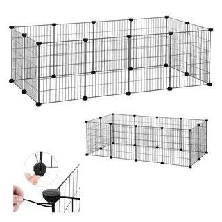 Klatka KOJEC DLA małych zwierząt zagroda 46x143x73 cm wybieg siatka