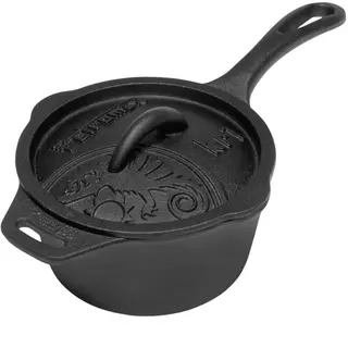 Petromax KR1 Cast-iron saucepan, rondel, czarny
