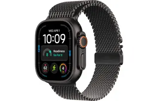 Smartwatch Apple Watch Ultra 4 GPS + Cellular 49mm czarny tytan + bransoletka mediolańska z tytanu M