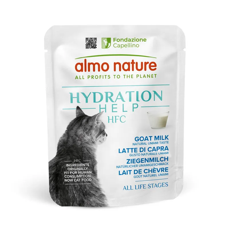 Korzystny pakiet Almo Nature HFC Hydration Help, 24 x 50 g - Kozie mleko