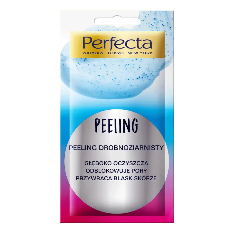 Perfecta peeling drobnoziarnisty do twarzy z piaskiem wulkanicznym, fito-tauryną i D-pantenolem 8 ml