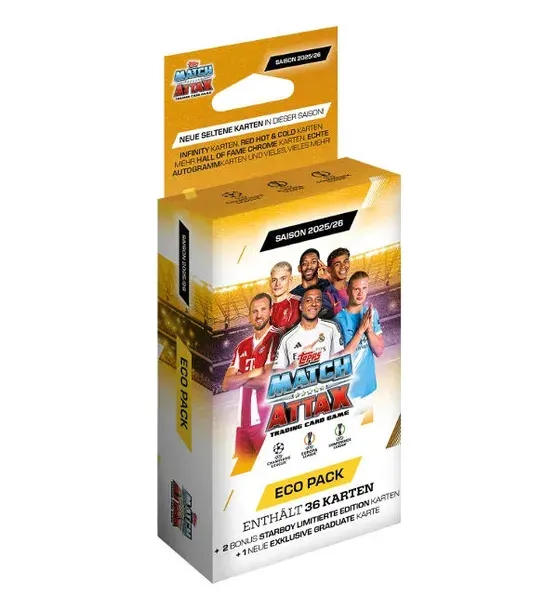 Karty piłkarskie TOPPS: Match Attax Champions League 2026 - Eco Pack