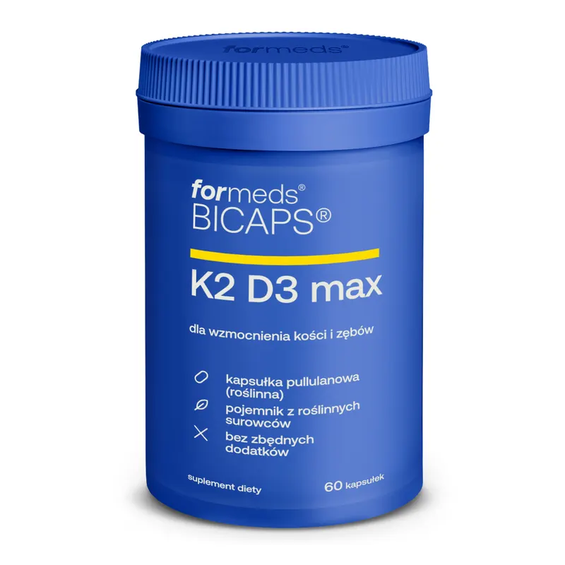 Formeds Bicaps K2 D3 Max Suplement Diety 60 Kapsułek