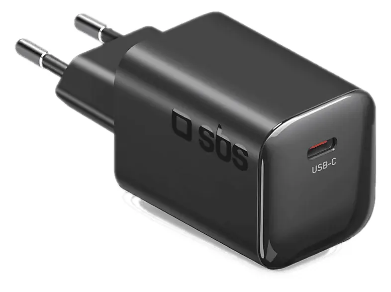 Ładowarka sieciowa SBS 40W GaN PD 3.0 USB-C Czarny