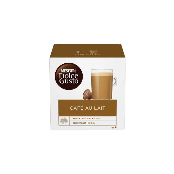 Kawa w kapsułkach NESCAFÉ® Dolce Gusto® Café Au lait, 16 szt.