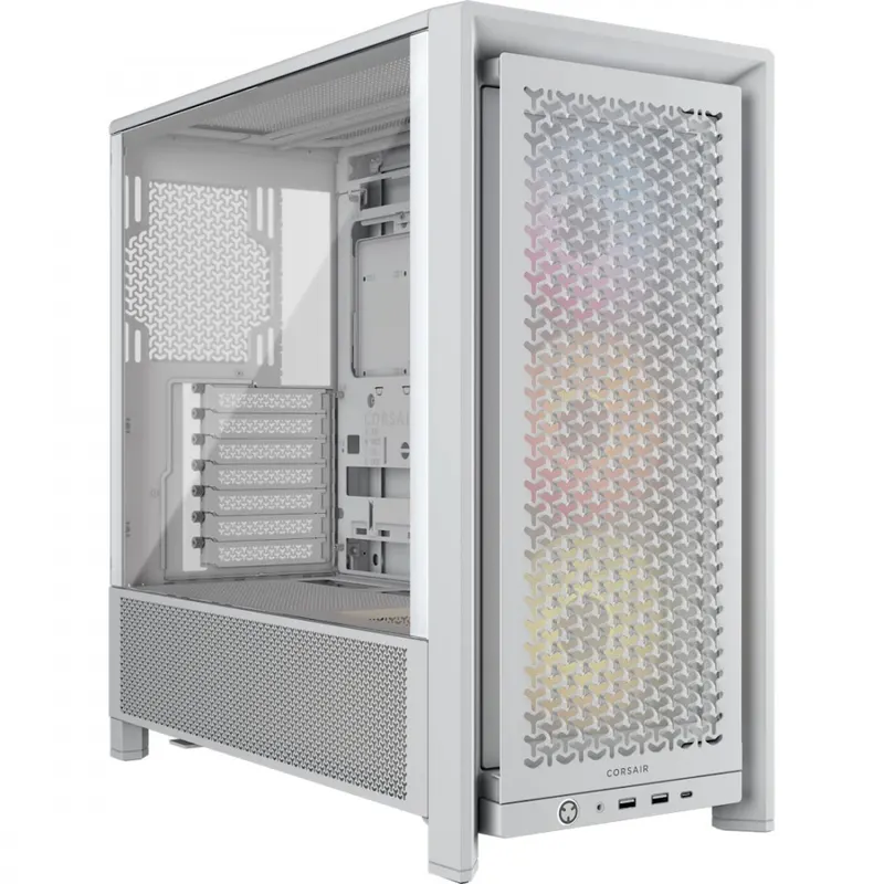 Corsair Obudowa FRAME 4000D RS ARGB Biała Mid Tower ATX