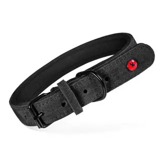 ZOLUX Komfort Skórzana kol. czarny - obroża dla psa - 30 cm