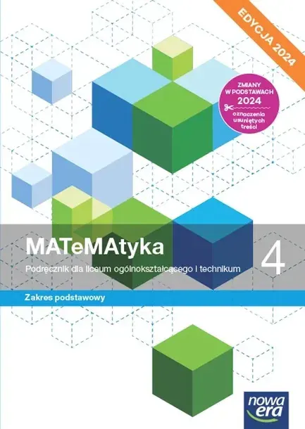 NOWA MATeMAtyka podręcznik klasa 4 liceum i technikum ZP EDYCJA 2024