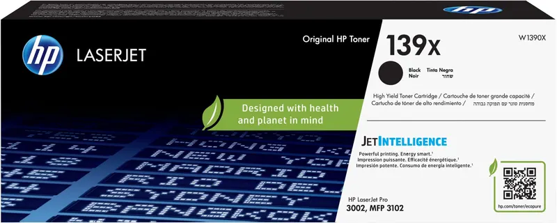 Oryginalny wkład z czarnym tonerem o wysokiej wydajności HP 139X LaserJet
