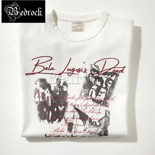 MBBCAR Men's Tees shirt Beige 230G Punk Rock Vintage Short Sleeved Top High-Density Direct Inkjet Printing Pure Cotton T-Shirt