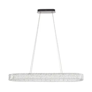 Żyrandol LUXORA LED 11707 Nowodvorski kryształowy żyrandol w stylu nowoczesnym, owalny, 40W, 3000K