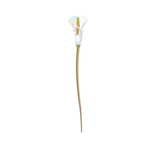 Figurka dekoracyjna Swarovski garden tales calla lily złota 10x15 cm