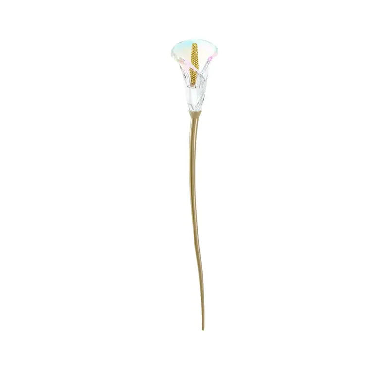 Figurka dekoracyjna Swarovski garden tales calla lily złota 10x15 cm