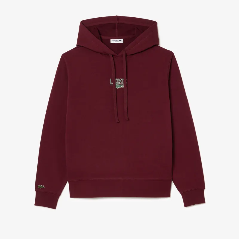 Lacoste Bluza Z Kapturem Jogger Z Nadrukiem