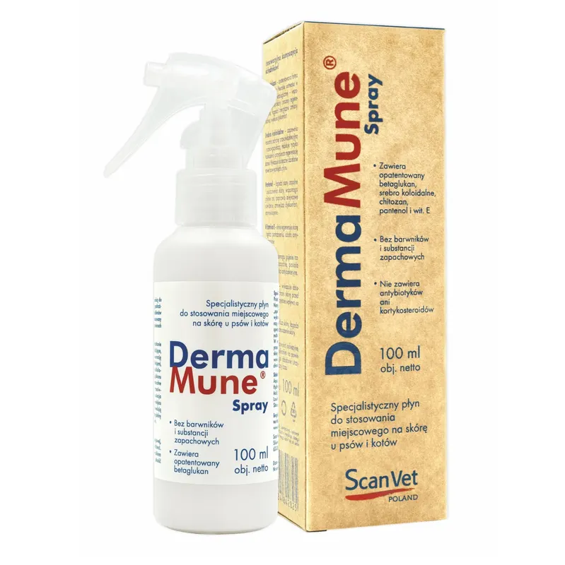 SCANVET DermaMune - spray dla psa i kota - 100ml