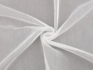 Woal strukturowany szerokość 280 cm 1 m Off White