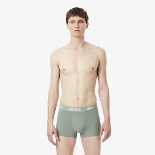 Lacoste 3-Pak Bokserek Stretch Z Bawełny Męskie Kolorowy
