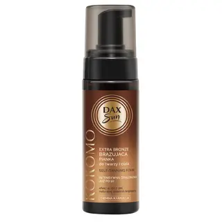 Dax Sun KOKOMO Extra Bronze brązująca pianka do twarzy i ciała z DHA, erytrulozą, karmelem, kwasem hialuronowym i betainą 160 ml
