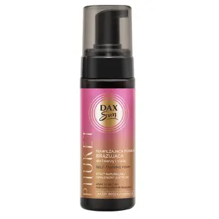 Dax Sun PHUKET nawilżająca pianka brązująca do twarzy i ciała z DHA, erytrulozą, karmelem, kwasem hialuronowym i betainą 160 ml