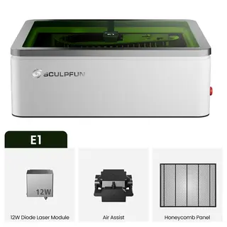 Grawerka laserowa SCULPFUN E1 12W w obudowie