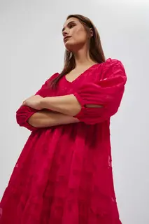 Rozkloszowana sukienka w kwiaty