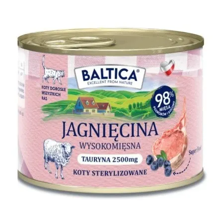 BALTICA Smaki regionów Mono Jagnięcina - mokra karma dla kota - 185g