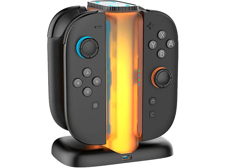 Ładowarka YAXO Quad Charge Dock do Nintendo Switch 2 Czarny