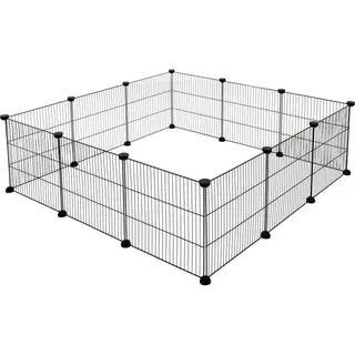 Kerbl Pet wybieg dla małych zwierząt - 12 elementów z siatki, 35 x 35 cm